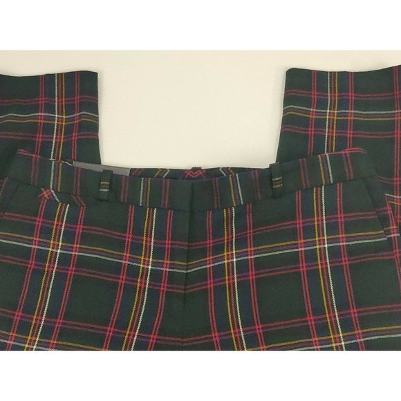 Tommy Hilfiger Womens Pants Size 2 Radcliffe Plaid - Picture 8 of 13